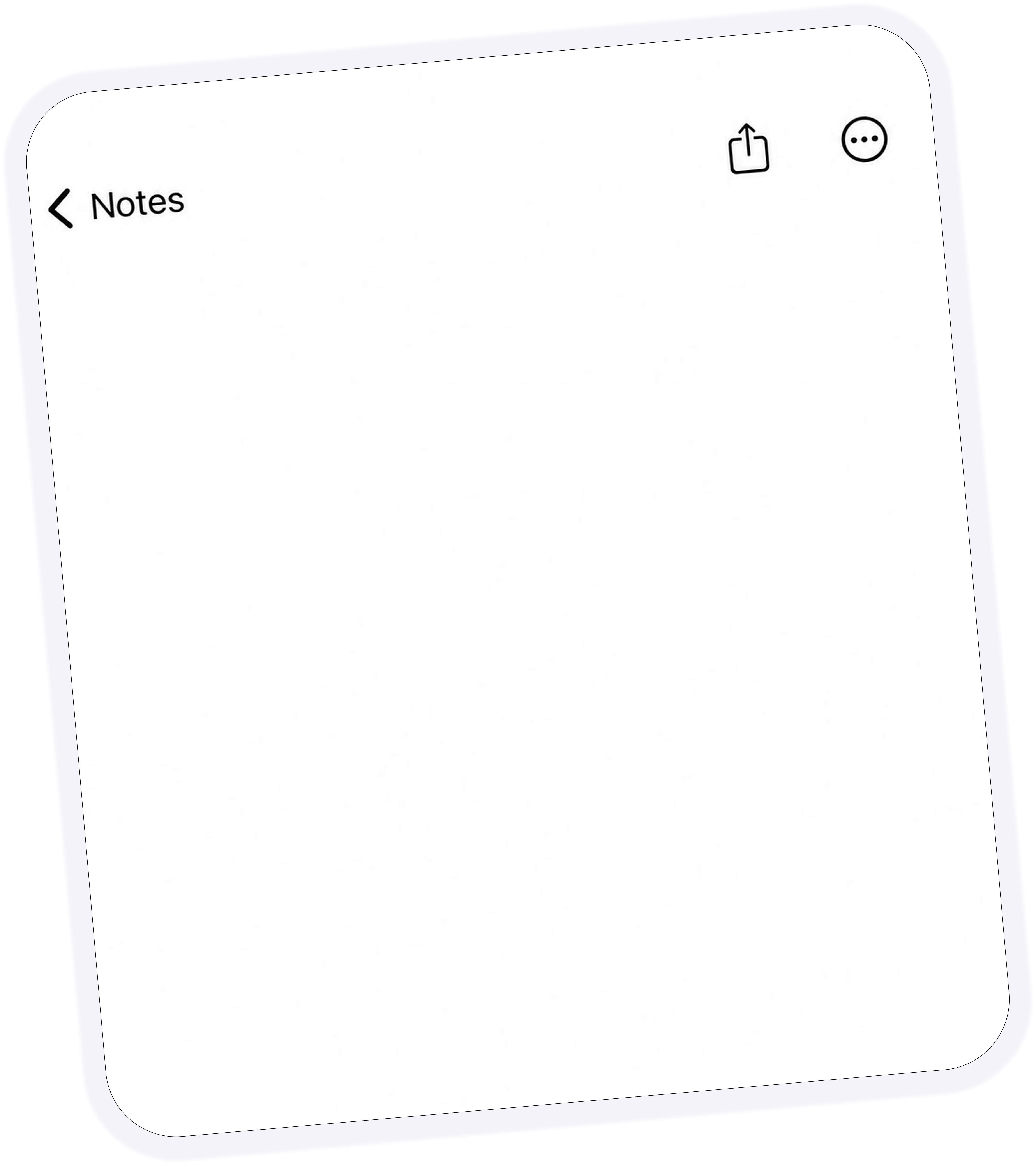 notes